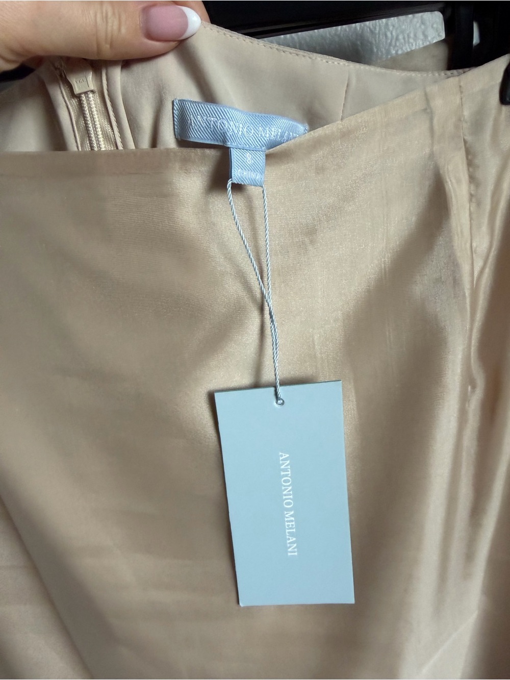 Antonio Melani Priscilla Sheer Organza Midi Skirt NWT Size 8 - Picture 10 of 10